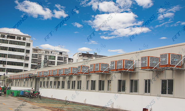 清远英德市环保空调厂家帮助企业解决车间闷热问题